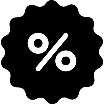 Samolepicí dekorace na vozidlo Samolepka Sleva procento - 10x10