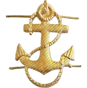 ARMÁDNÍ ORIGINÁL RUSKO Odznak námořní kotva zlatá Rusko originál malá