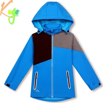 Chlapecká bunda Chlapecká softshellová bunda - KUGO HK3125, modrá Barva: Modrá, Velikost: 152