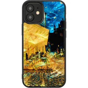 Pouzdro na mobilní telefon Pouzdro iKins pro Apple iPhone 12 mini cafe terasa černé
