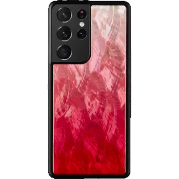 Pouzdro na mobilní telefon Pouzdro iKins pro Samsung Galaxy S21 Ultra pink lake black