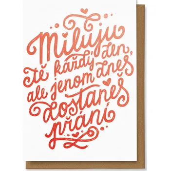 Chaukiss Miluji Tě každý den, ale jen dnes dostaneš přání