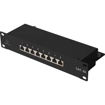 Switch Renkforce RF-4870828 8 portů síťový patch panel 254 mm (10) CAT 6A 1 U osazený