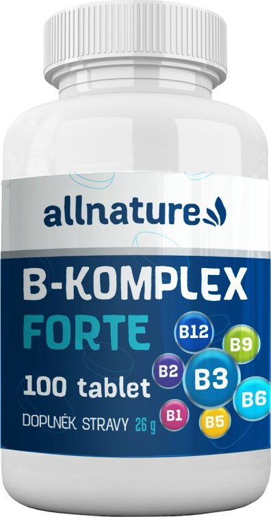 Allnature B-komplex Forte 100 Tbl. - Zbozi.cz