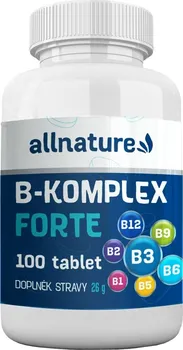 Allnature B-komplex Forte 100 tbl.