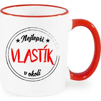 Hrnek - Nejlepší Vlastík v okolí Barva: Červená
