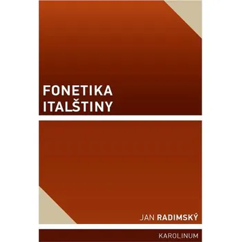 Kniha Fonetika italštiny - Jan Radimský (E-Kniha)