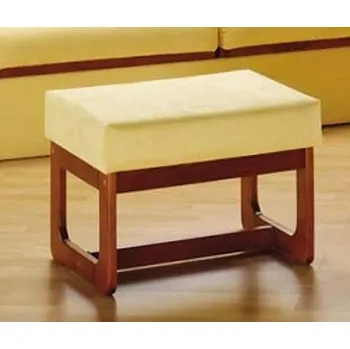 Taburet Taburet BENETA s dřevěnou podnoží, český výrobek