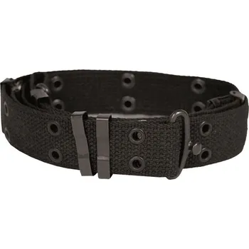 Opasek dvou dírkáč - Černý (Pánský tenký kalhotový opasek pro outdoorové kalhoty, nebo pro pracovní kalhoty do pasu. )