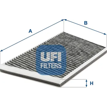 Ventilátor topení a klimatizace Filtr, vzduch v interiéru UFI 54.246.00