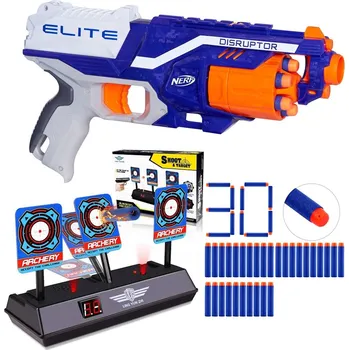 Dětské zboží Nerf N-Strike Elite Disruptor + elektronický terč + 30 šípů