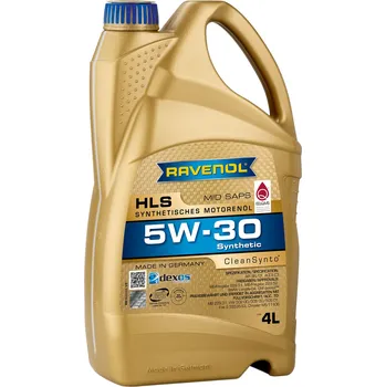 Motorový olej RAVENOL HLS 5W-30 CleanSynto® 4L (Syntetický motorový olej Ravenol HLS 5W-30)