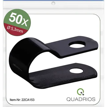 Organizace kabelů Quadrios 22CA153 upevňovací příchytka šroubovací 22CA153 Průměr kabelového svazku (rozsah) 5.3 mm (max) černá 1 sada
