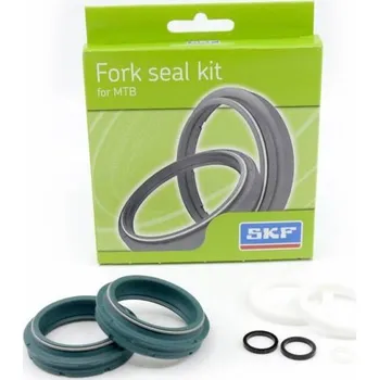 Simeringy do přední vidlice (FOX 40 mm, 2005-2015), SKF (zelené)