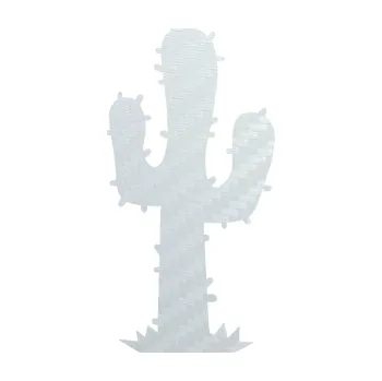 Samolepící dekorace SAMOLEPKA Kaktus 001 pravá (51 - 3D karbon bílý) NA AUTO, NÁLEPKA, FÓLIE, POLEP, TUNING, VLASTNÍ TEXT, TISK, AUTOSAMOLEPKY.cz, POLEPY, OBRÁZEK, LOGO, SAMOLEPKY