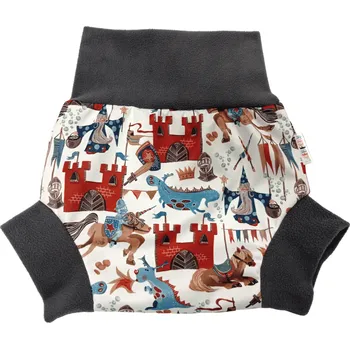 Plenkové kalhoty Breberky Natahovací svrchní kalhotky PUL - Bajaja VELIKOST: S (4-7kg)