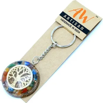 AWM, Ltd, S3 8AL Orgonitová Klíčenka / Přívěšek - Strom Života - Chakra