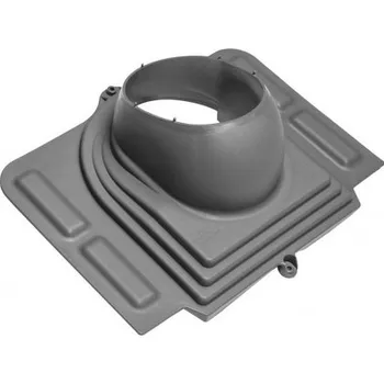 Vilpe Vilpe Univerzální průchodový prvek pro plechovou krytinu antracit