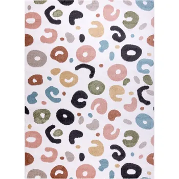 Koberec Dětský kusový koberec Fun Spots cream, 140x190, vícebarevná, dětský pokoj, Dywany Łuszczów - 1 rok na vrácení + DOPRAVA ZDARMA k Vám i zpět