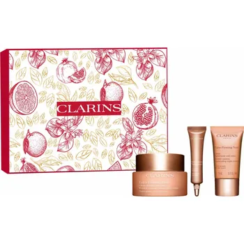 Masážní přístroj Clarins CLARINS SET (EXTRA ZPEVŇUJÍCÍ DENNÍ KRÉM 50ML + EXTRA ZPEVŇUJÍCÍ SÉRUM 10ML + EXTRA ZPEVŇUJÍCÍ NOČNÍ KRÉM 15ML)