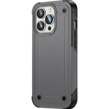 Pouzdro na mobilní telefon Super odolný ochranný kryt pro iPhone 13 Pro Max - šedý