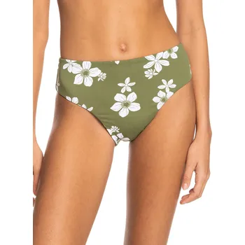 Dámské plavky plavky Roxy Retro Revo Bikini HL Midwaist - GNG6/Loden Green Surfrider Spirit S L