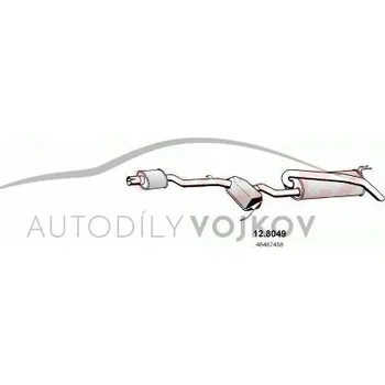 Zadní díl výfuku Díly výfuku střední a zadní Fiat Marea 1.8 16V