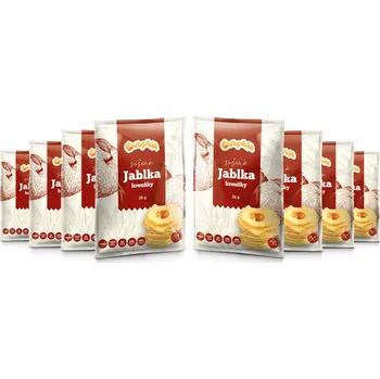 Sušené ovoce 8x balení jablečných kroužků