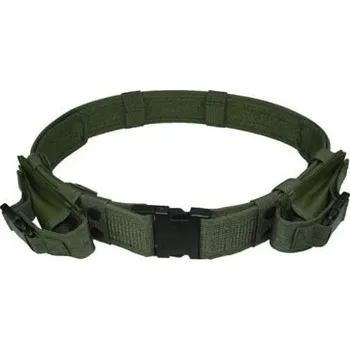 lovecké kalhoty Opasek se sumkami - zelený 191z