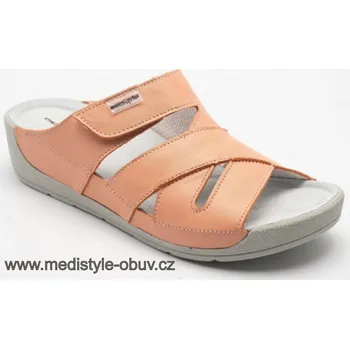 Dámská zdravotní obuv MEDISTYLE DENISA 2D-B18 pantofel oranžová, --- - 38