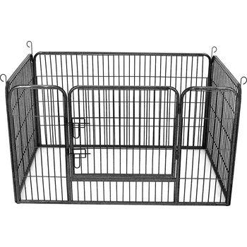 ohrádka pro psa Feandrea Alejna ohrádka pro psy šedá 122 x 80 x 70 cm