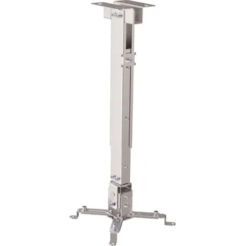 Televizní držák SUNNE by Elite Screens stropní držák pro projektory/ stříbrný/ vzdálenost od stropu 430-650mm