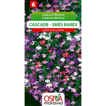 Semeno Osiva Moravia Cascade lobelka převislá směs barev 0,2 g