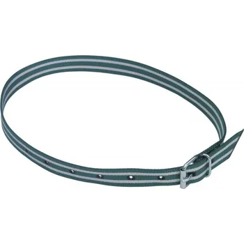 Řemen krční pro značení skotu s přezkou, zeleno - bílý, 120 cm