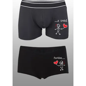 Souprava dámského spodního prádla Spodní prádlo Patříme k sobě Dámska velikost: XS, Pánska velikost: 2XL