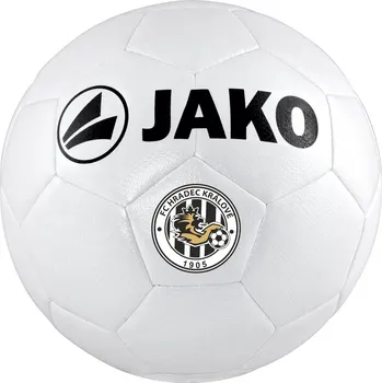 Fotbal JAKO CLASSIC tréninkový míč s logem FCHK vel. 5, bílá