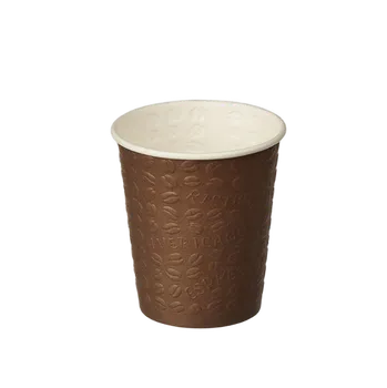 Jednorázové nádobí EcoPack Papírový kelímek jednovrstvý 0,3 l CTG O90 mm nápojový hnědý Coffee Touch bal/50 ks Balení: 500