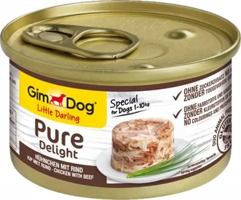 Krmivo pro psa Gimborn Gimdog konzerva Pure Delight Adult Small Chicken/Beef 85 g