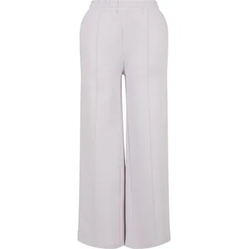 Dámské oblečení Světle fialové dámské tepláky Urban Clasics Ladies Straight Pin Tuck Sweat Pants 3XL