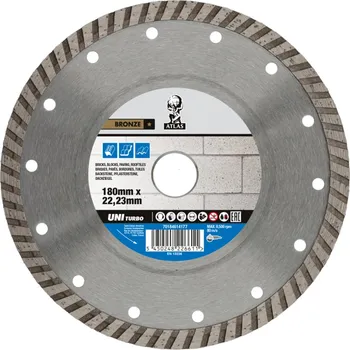 Řezný kotouč Diamantový kotouč ATLAS UNIVERSAL TURBO 180x3x22,23