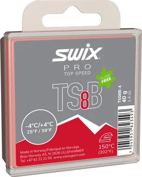 Lyžařský vosk SWIX Top Speed TS08B-4 -4 °C/+4 °C 40 g