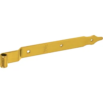 Tesařské kování DOMAX ZPK 63/10 Zalomený závěs ZNZ 63x25,5x30x3,0 žlutý zinek