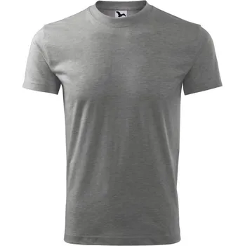 Pánské tričko Classic tričko unisex XXL tmavě šedý melír