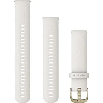 Řemínek na hodinky Garmin řemínek Quick Release 20, Ivory, přezka Cream Gold Šířka řemínku: 20