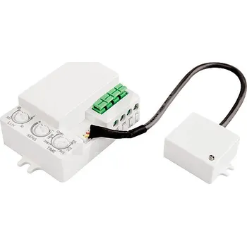 Pohybové čidlo Tracon TMB-L01M Mikrovlnný snímač pohybu , do svítidel, s externím senzorem 230 VAC, 5,8 GHz, 360°, 2-8 m, 10 s-12 min, 3-2000lux (Tracon TMB-L01M)