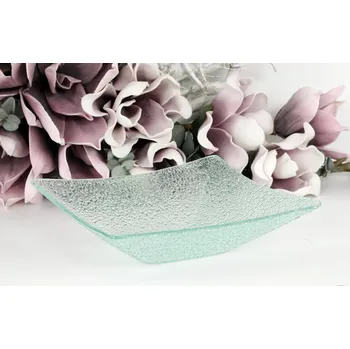 Svícen Autronic (R3) Tácek pod svíčku skleněný YQK7259-2