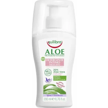 Masážní přístroj Equilibra Jemný gel pro intimní hygienu Aloe Vera 200ml