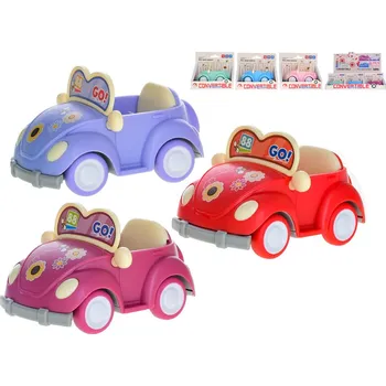 autíčko Mikro trading Autíčko kabriolet na zpětný chod - 10 cm - 6 barev