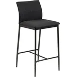 Barová židle Demina šedá/černá