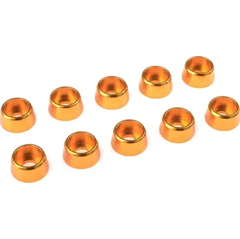 RC náhradní díl Podložka pro válc. hlavu M4/10mm hliník zlatá (10)